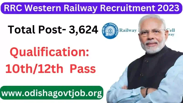 RRC Western Railway Recruitment 2023- Apply online for 3624 Apprentice vacancies, Apply link available now