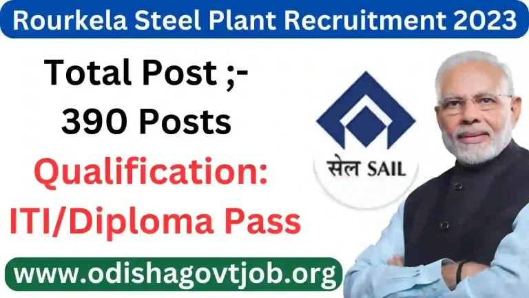 Rourkela Steel Plant Recruitment 2023- Apply online for 390 Apprentice vacancies, Odisha new Govt Job