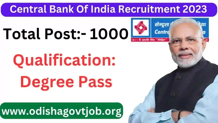 Central Bank Of India Recruitment 2023- Apply online for 1000 Manager Scale II Vacancies, Central Bank new Jobs