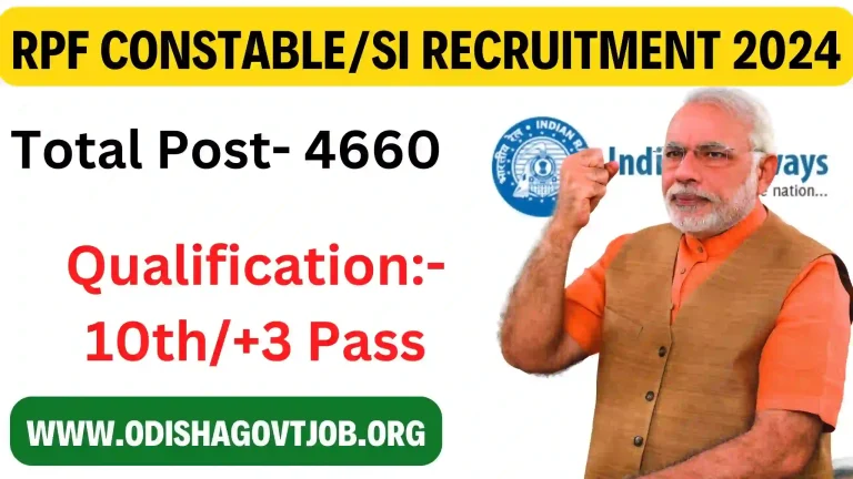 RPF Recruitment 2024- Apply link available for 4660 Constable & Sub Inspector Vacancies