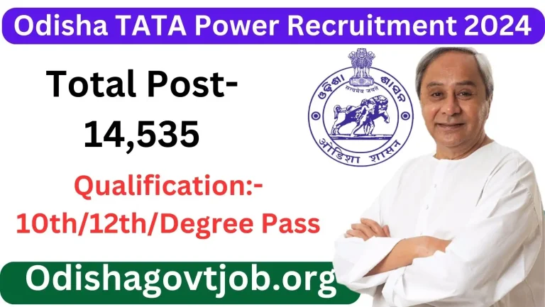 Odisha TATA Power Recruitment 2024- Apply link available now for Odisha TATA Power Job