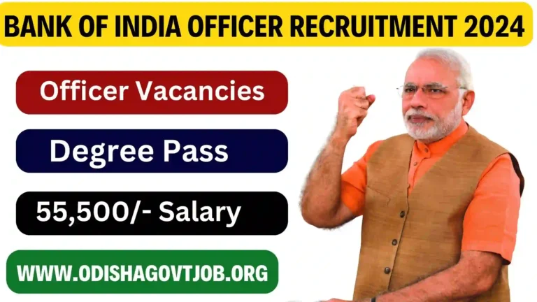 Bank Of India Officer Recruitment 2024- Apply online for 143 vacancies, Free Job alert