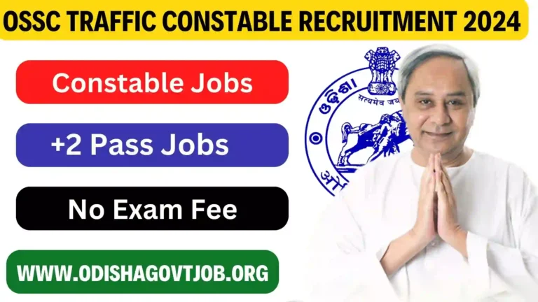 OSSC Traffic Constable Recruitment 2024- Apply link available now, Syllabus, Previous Year Questions