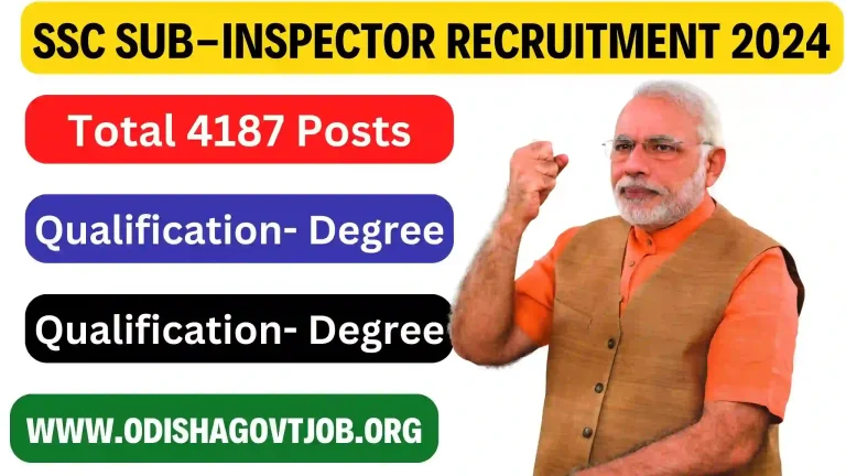 SSC CPO Recruitment 2024- Apply link available now for 4187 Posts, Download PDF, Syllabus