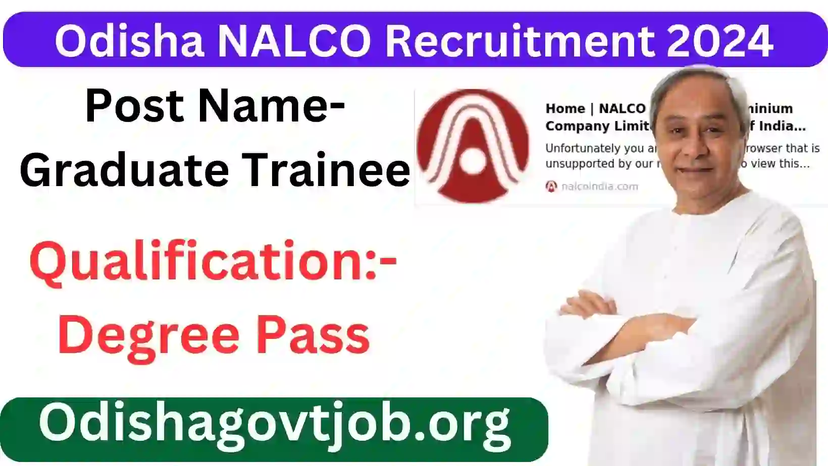 Odisha NALCO Recruitment 2024