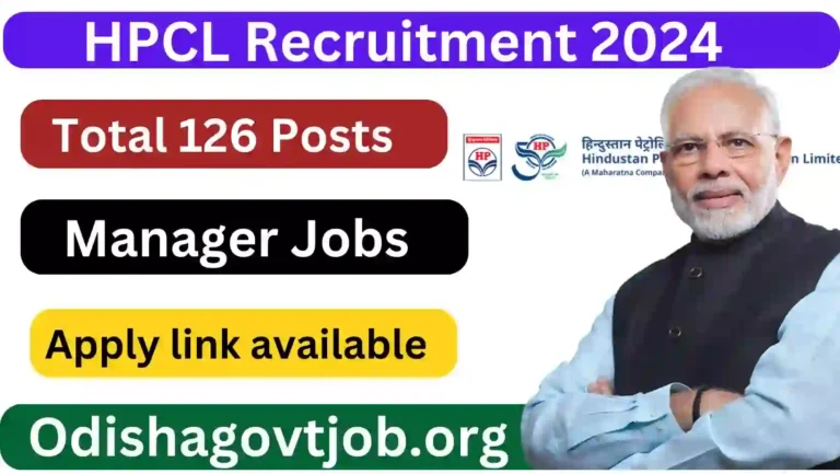 HPCL Recruitment 2024- Apply online for 126 various vacancies, Free Job alert