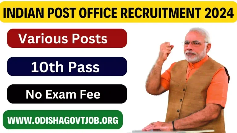 Indian Post Office Recruitment 2024- 10th Pass Post Office Job vacancies, Apply link available now