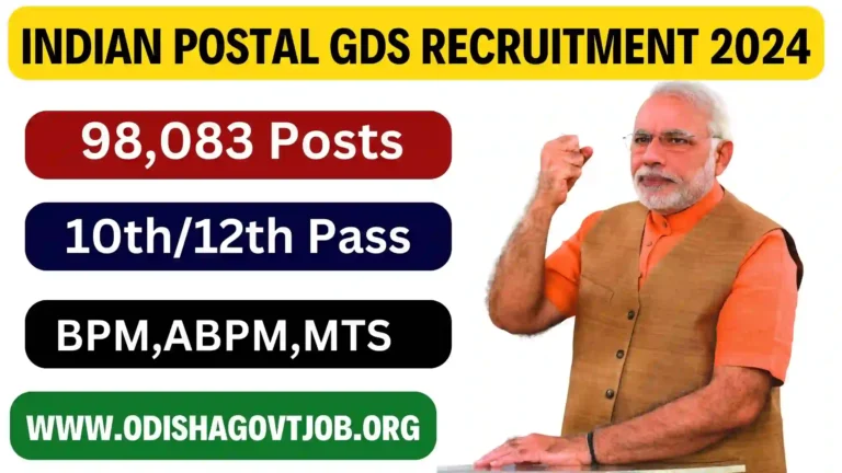 Indian Postal GDS Recruitment 2024- Apply link available for  98083 Posts, Postal GDS Jobs 2024