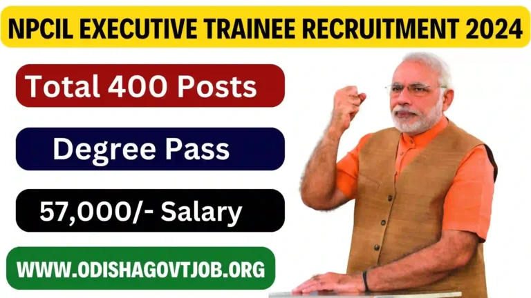 NPCIL Executive Trainee Recruitment 2024- Apply online for 400 Posts, Free Job alert