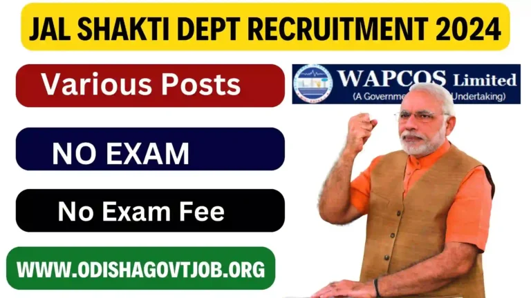 WAPCOS ltd Recruitment 2024- Apply online for 275 Engineer & Other vacancies, Free Job alert