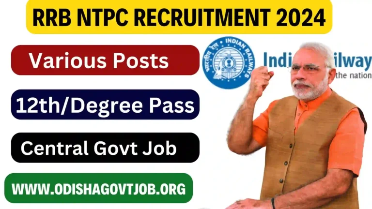 RRB NTPC Recruitment 2024- Apply online for Junior Assistant and Other Vacancies