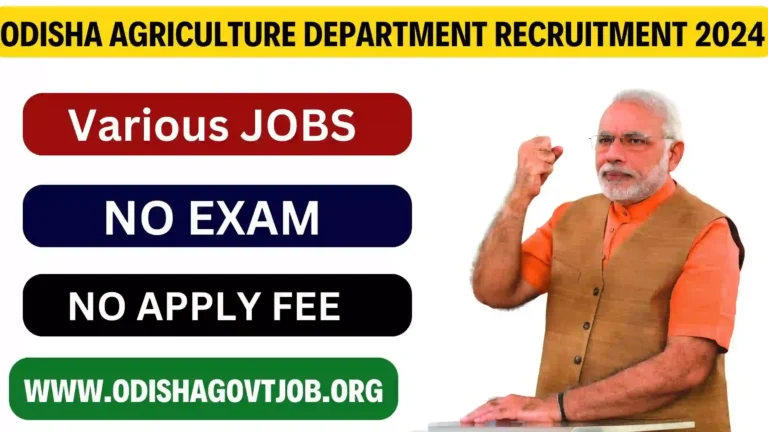 Odisha Agriculture Department Recruitment 2024- Apply online for ICAR CIFA Odisha Job