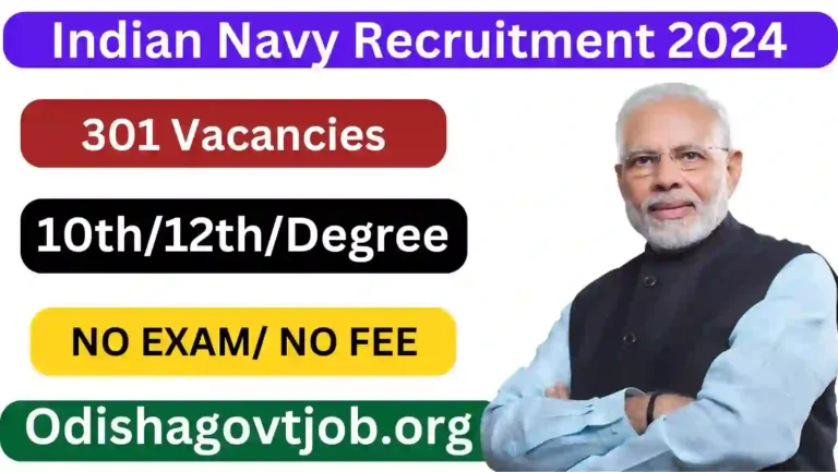 Indian Navy Recruitment 2024- 10th Pass Indian Navy Jobs, Apply link available for 301 Posts