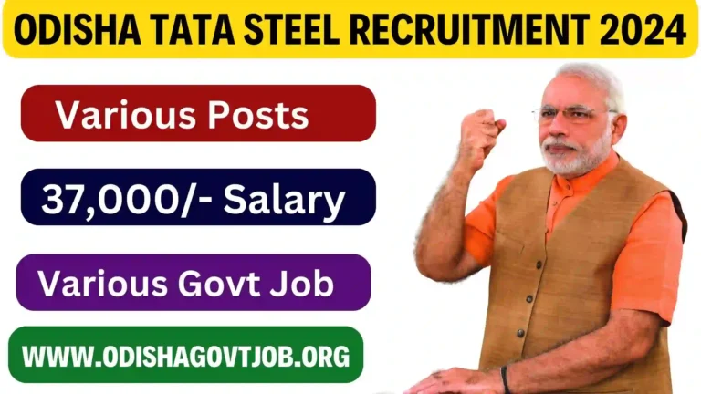 Odisha TATA Steel Recruitment 2024- Apply link available for various Junior Engineer Jobs, Odisha Latest Jobs