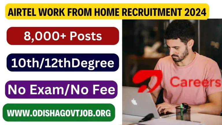 Airtel Recruitment 2024- Apply link available Now, Airtel Work From Home Jobs