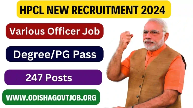 HPCL Recruitment 2024- Apply online for 247 Officer & Other Jobs, HPCL Free Job alert