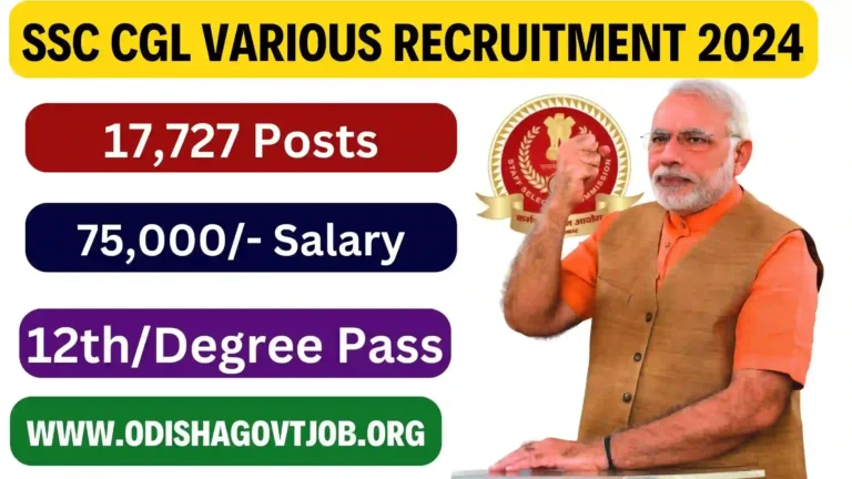 SSC CGL Recruitment 2024- Apply link available now for 17,727 Posts Free Job alert