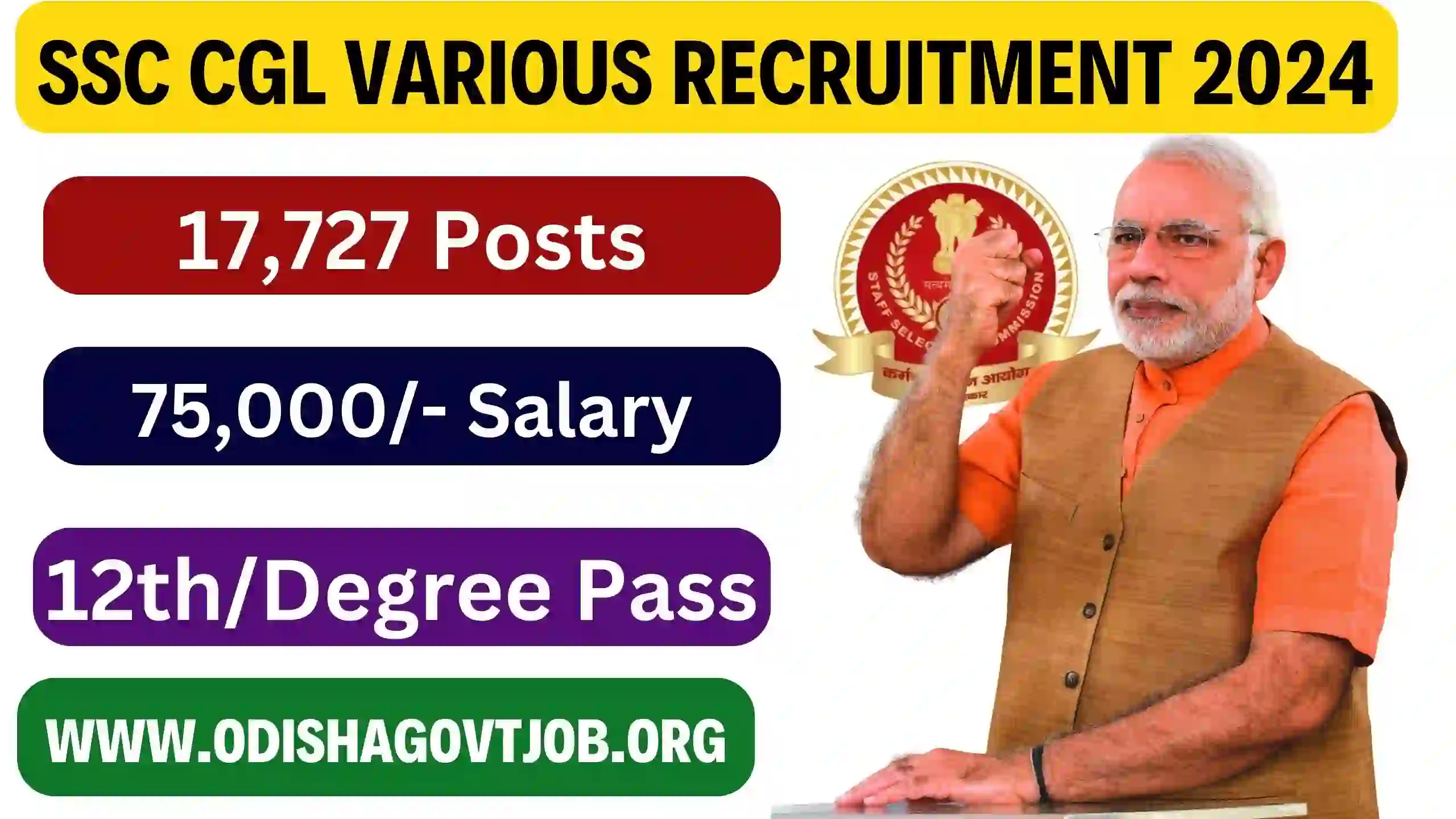 SSC CGL Recruitment 2024