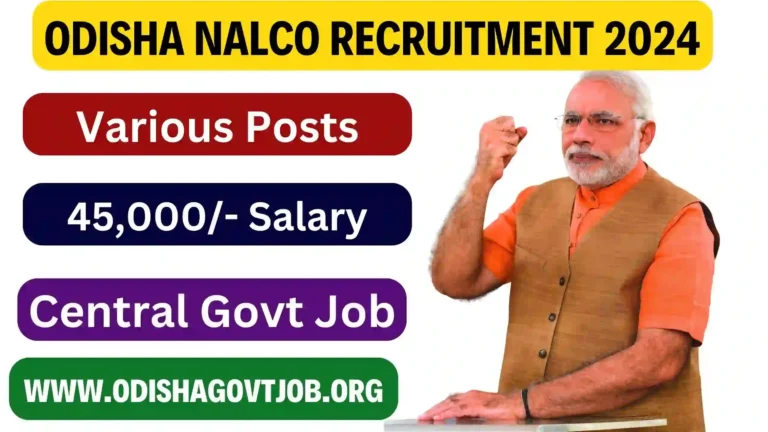 Odisha NALCO Recruitment 2024- Apply link available now, Odisha NALCO Jobs, Odisha Govt Jobs