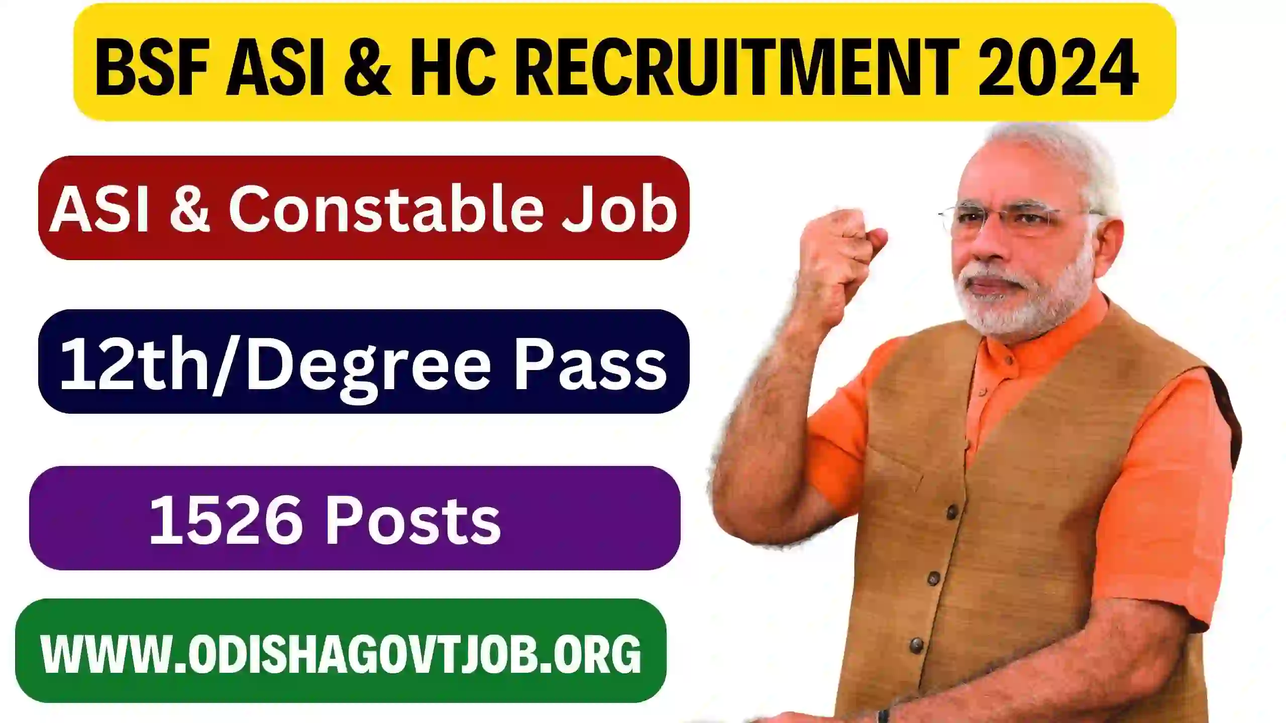 BSF ASI & HC Recruitment 2024