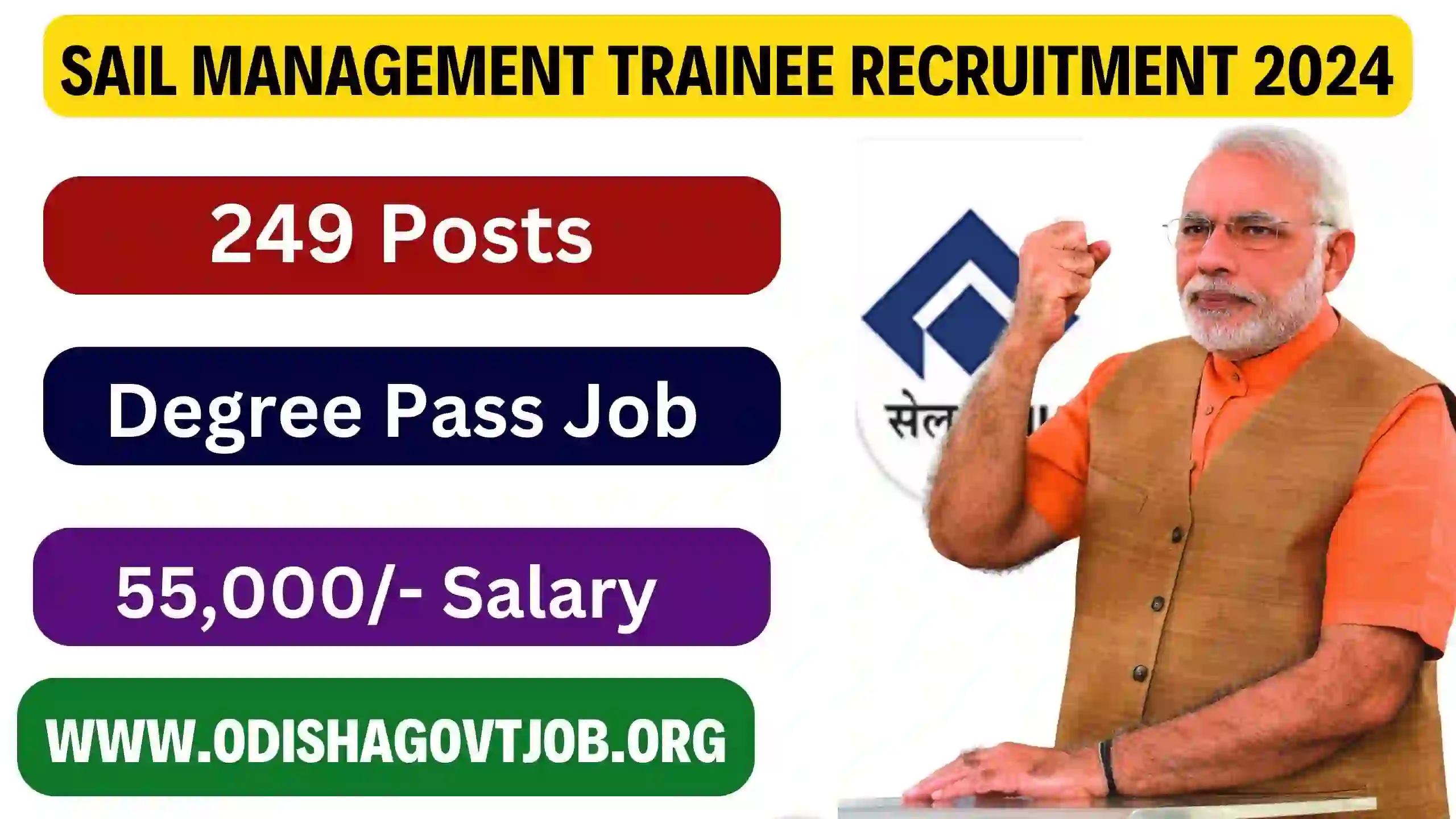 SAIL Management Trainee Recruitment 2024