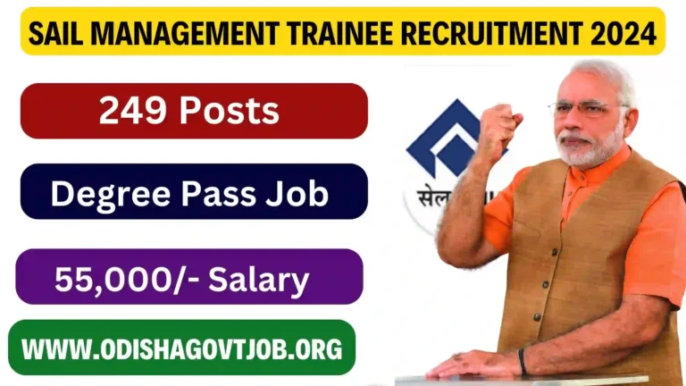 SAIL Management Trainee Recruitment 2024- Apply link available now for 249 Jobs, Free Job Alert