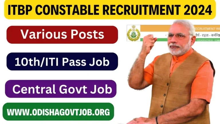 ITBP Recruitment 2024- Apply online for 128 Constable & Head Constable Jobs, Free Job alert