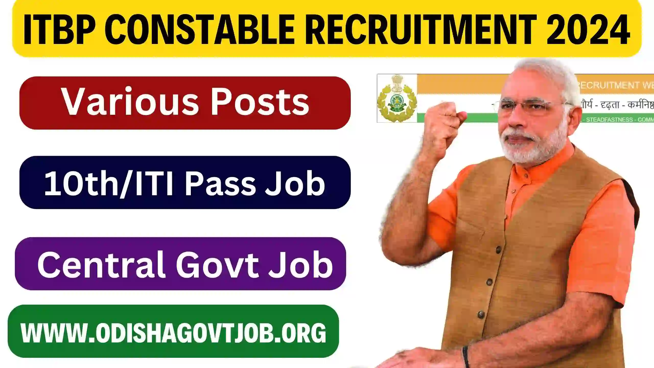 ITBP Recruitment 2024