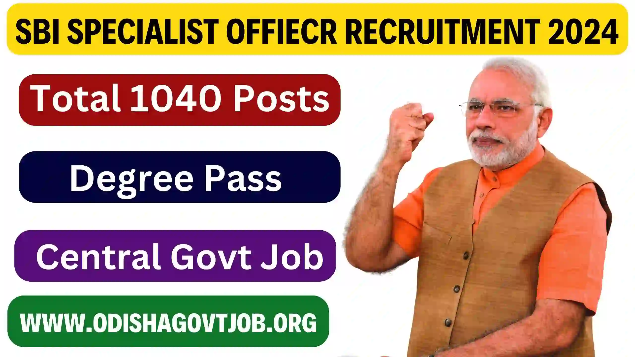 SBI 1040 SO Recruitment 2024