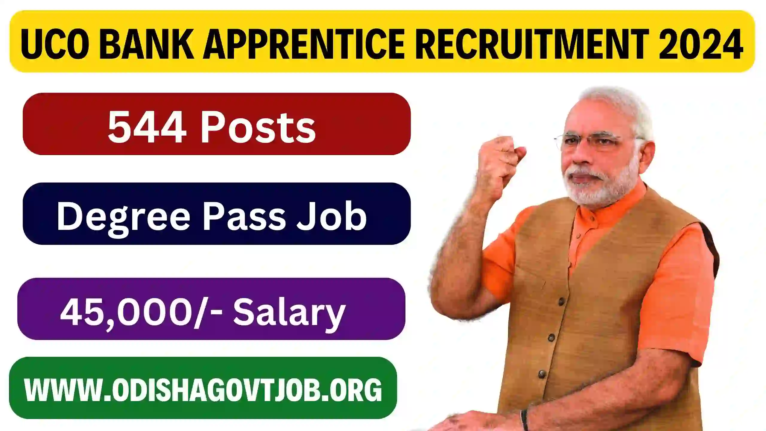 UCO Bank Apprentice Recruitment 2024