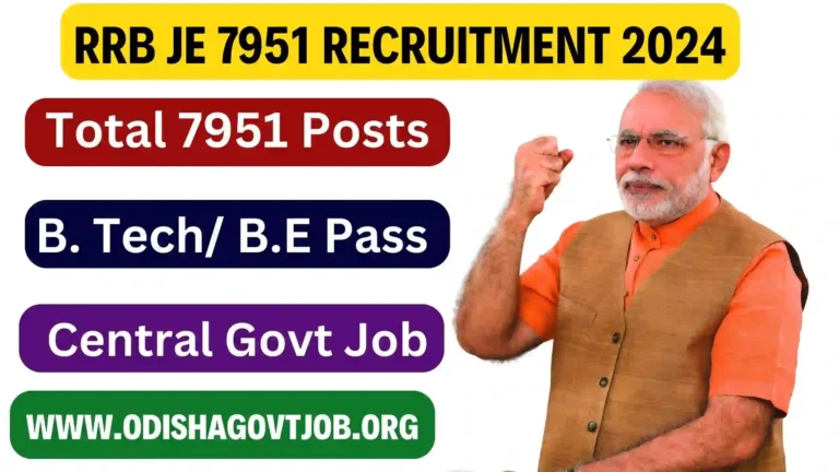 RRB JE Recruitment 2024-Notification out for 7951 Posts, Apply link available Now