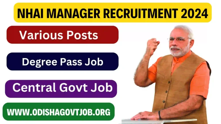 NHAI Recruitment 2024- Apply online for 60 Manager Posts, NHAI Free Job alert