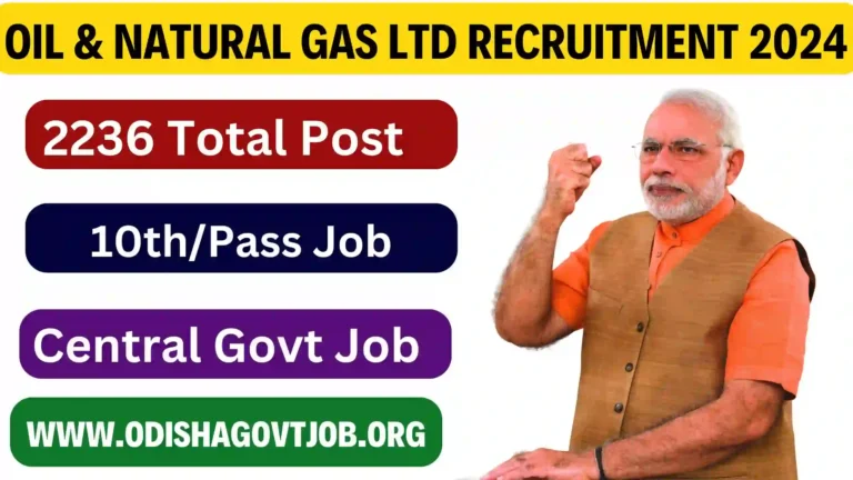 ONGC Recruitment 2024- Apply online for 2236 various vacancies, Free job alert